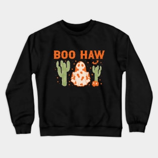 Boo Haw orange Crewneck Sweatshirt